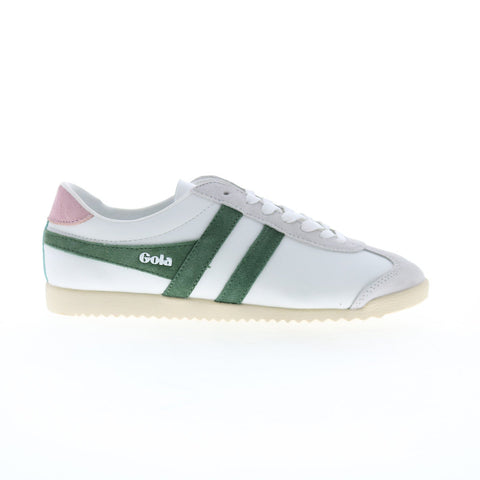 Gola Bullet Pure CLA366 Womens White Leather Lifestyle Sneakers Shoes