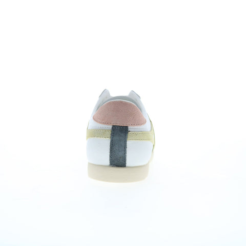 Gola Bullet Pure CLA366 Womens White Leather Lifestyle Sneakers Shoes
