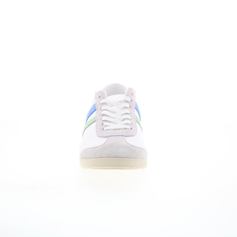 Gola Bullet Trident CLA412 Womens White Suede Lace Up Lifestyle Sneakers Shoes