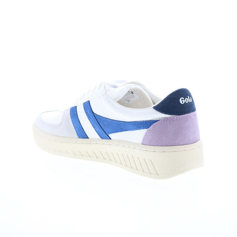 Gola Grandslam Trident CLA415 Womens White Synthetic Lifestyle Sneakers Shoes