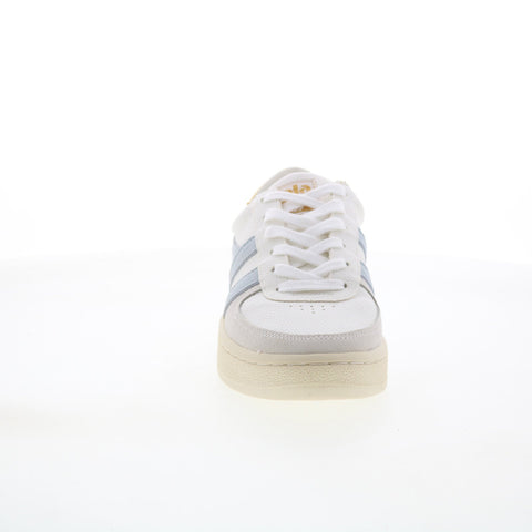 Gola Grandslam Trident CLA415 Womens White Suede Lifestyle Sneakers Shoes