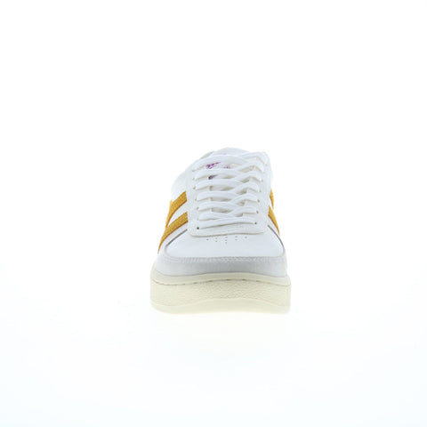Gola Grandslam Trident CLA415 Womens White Leather Lifestyle Sneakers Shoes