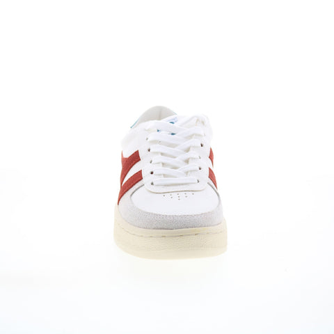 Gola Grandslam Trident CLA415 Womens White Suede Lifestyle Sneakers Shoes