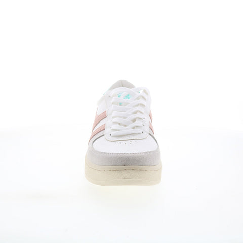Gola Grandslam Trident CLA415 Womens White Suede Lifestyle Sneakers Shoes