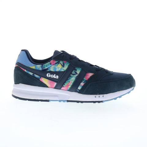 Gola Samurai Hibiscus CLA461 Womens Blue Synthetic Lifestyle Sneakers Shoes