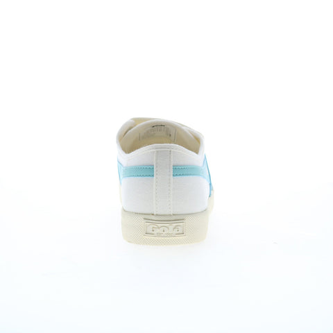 Gola Coaster Strap CLA478 Womens White Canvas Lifestyle Sneakers Shoes