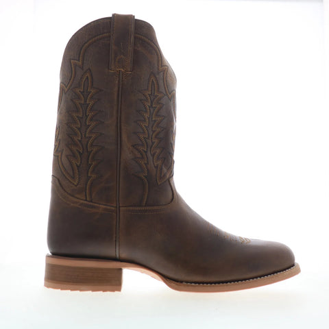 Justin Boots Clanton 12" Round Toe Mens Brown Wide Cowboy Western Boots