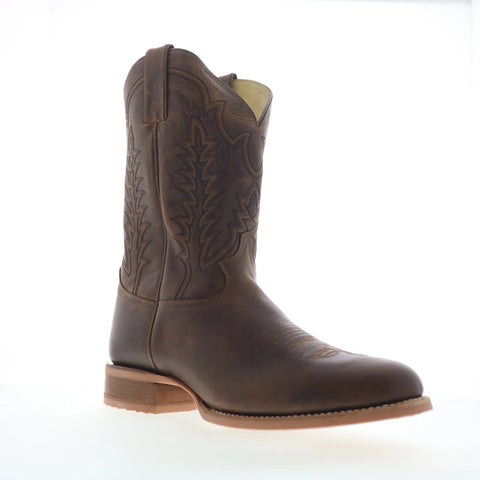 Justin Boots Clanton 12" Round Toe Mens Brown Wide Cowboy Western Boots