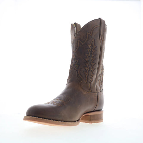 Justin Boots Clanton 12" Round Toe Mens Brown Wide Cowboy Western Boots
