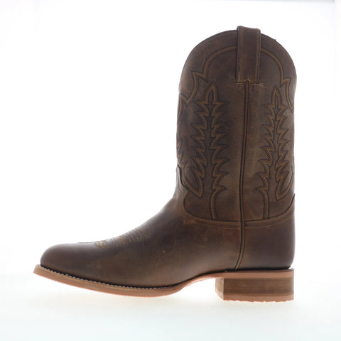 Justin Boots Clanton 12" Round Toe Mens Brown Wide Cowboy Western Boots
