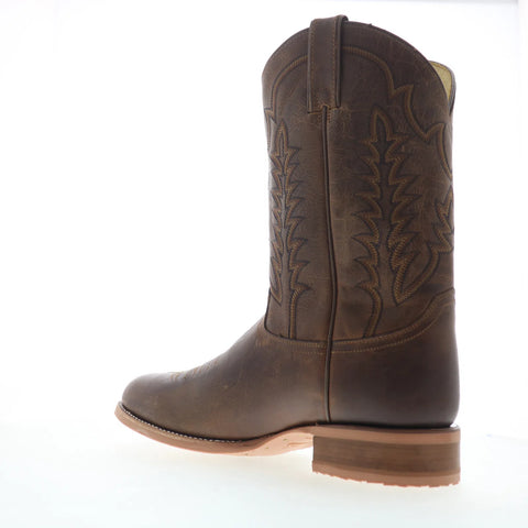 Justin Boots Clanton 12" Round Toe Mens Brown Wide Cowboy Western Boots