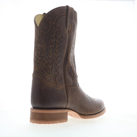 Justin Boots Clanton 12" Round Toe Mens Brown Wide Cowboy Western Boots