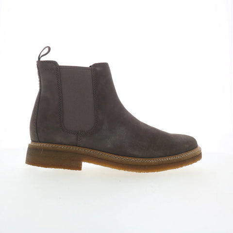 Clarks Clarkdale Easy 26173534 Mens Gray Suede Slip On Chelsea Boots
