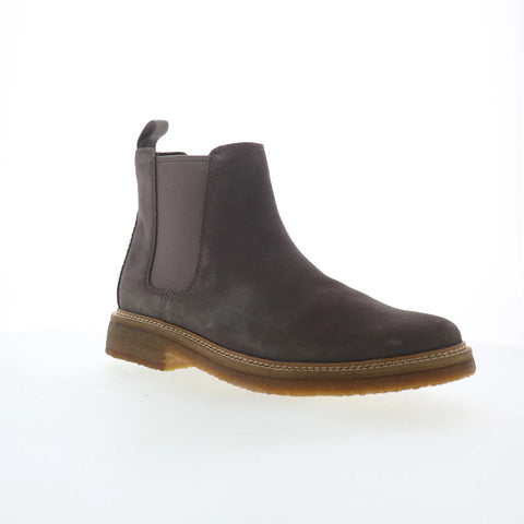 Clarks Clarkdale Easy 26173534 Mens Gray Suede Slip On Chelsea Boots