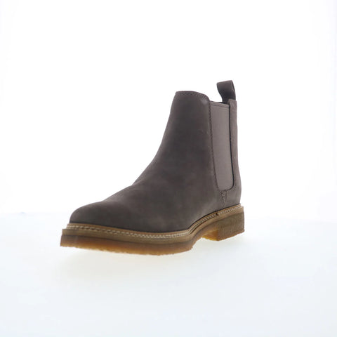 Clarks Clarkdale Easy 26173534 Mens Gray Suede Slip On Chelsea Boots