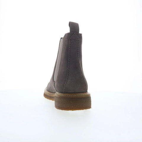 Clarks Clarkdale Easy 26173534 Mens Gray Suede Slip On Chelsea Boots