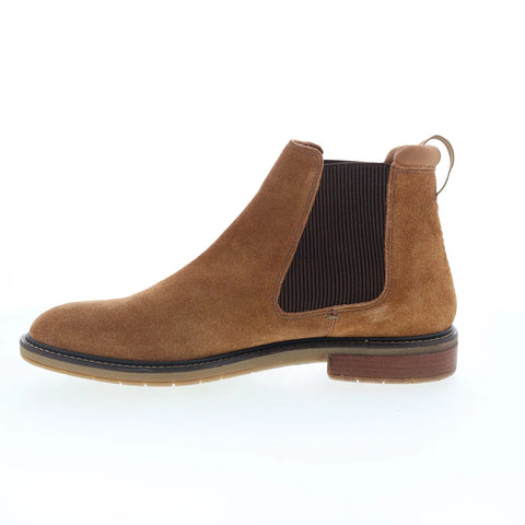 Clarks Clarkdale Hall 26162249 Mens Brown Suede Slip On Chelsea Boots
