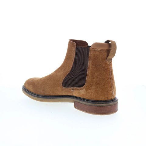 Clarks Clarkdale Hall 26162249 Mens Brown Suede Slip On Chelsea Boots