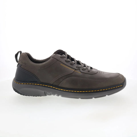 Clarks Pro Lace 26175192 Mens Gray Oxfords & Lace Ups Casual Shoes