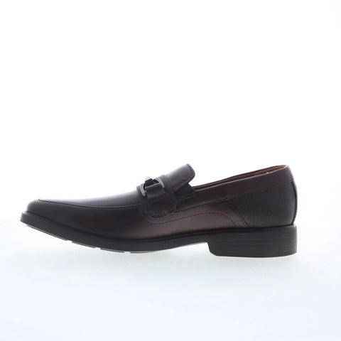 Clarks Clarkslite Bit Mens Red Wide Loafers & Slip Ons Casual Shoes