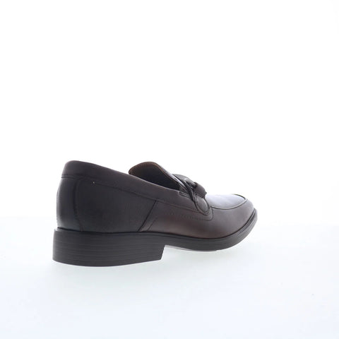 Clarks Clarkslite Bit Mens Red Wide Loafers & Slip Ons Casual Shoes