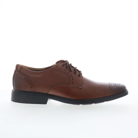 Clarks Clarkslite Tie Mens Brown Wide Oxfords & Lace Ups Casual Shoes