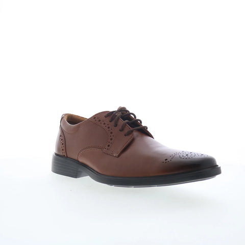 Clarks Clarkslite Tie Mens Brown Wide Oxfords & Lace Ups Casual Shoes