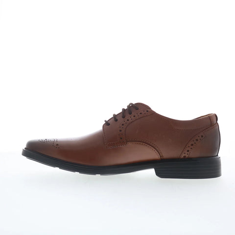 Clarks Clarkslite Tie Mens Brown Wide Oxfords & Lace Ups Casual Shoes