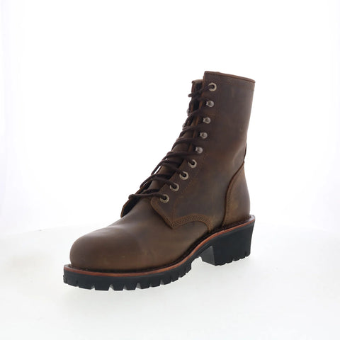 Chippewa Classic 2.0 Steel Toe Logger Mens Brown Wide Work & Safety Boots