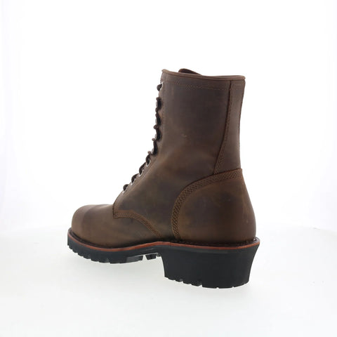 Chippewa Classic 2.0 Steel Toe Logger Mens Brown Wide Work & Safety Boots
