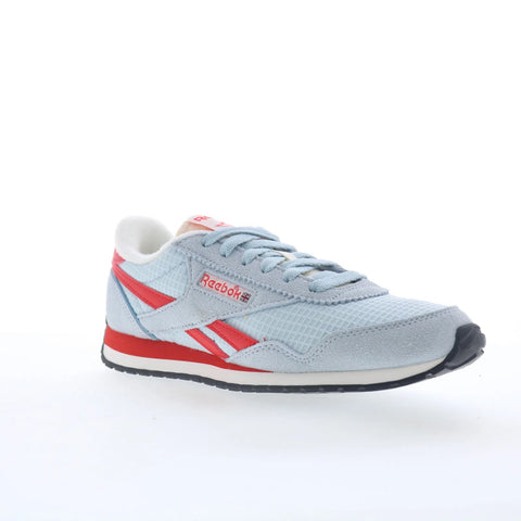 Reebok Classic AZ Womens Blue Suede Lace Up Lifestyle Sneakers Shoes