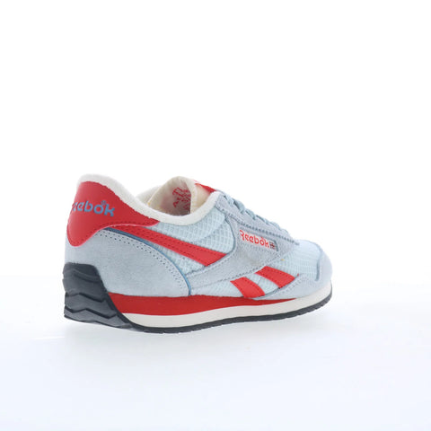 Reebok Classic AZ Womens Blue Suede Lace Up Lifestyle Sneakers Shoes