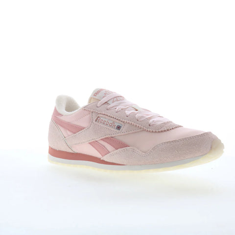 Reebok Classic AZ Womens Pink Suede Lace Up Lifestyle Sneakers Shoes