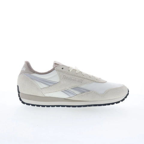 Reebok Classic AZ Womens White Suede Lace Up Lifestyle Sneakers Shoes