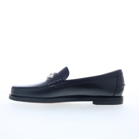 Sebago Classic Dan Eyes HTC LA Womens Black Loafers & Slip Ons Penny Shoes