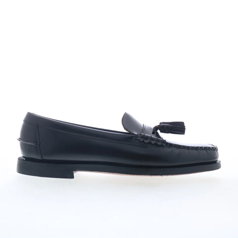 Sebago Classic Dan Multi Tassel Womens Black Loafers & Slip Ons Casual Shoes