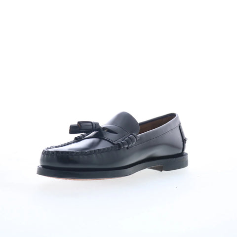 Sebago Classic Dan Multi Tassel Womens Black Loafers & Slip Ons Casual Shoes