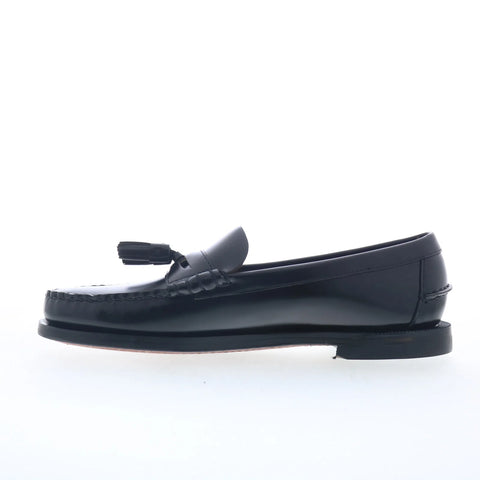 Sebago Classic Dan Multi Tassel Womens Black Loafers & Slip Ons Casual Shoes