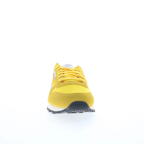 Reebok Classic Leather Mens Yellow Suede Lace Up Lifestyle Sneakers Shoes
