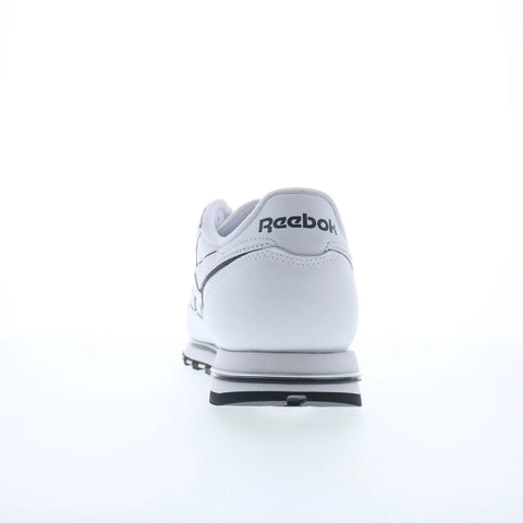 Reebok Classic Leather Clip V2 Mens White Leather Lifestyle Sneakers Shoes