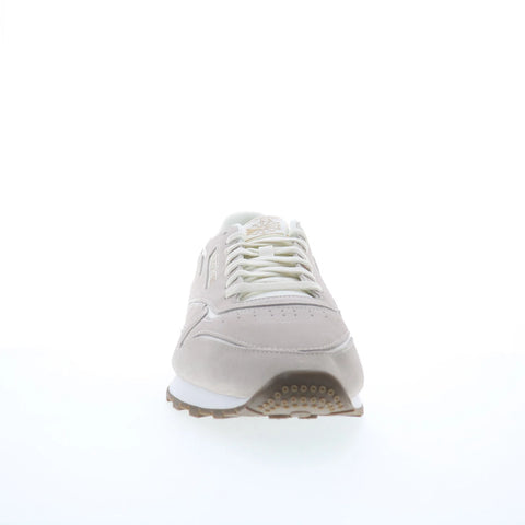 Reebok Classic Leather Mens Gray Suede Lace Up Lifestyle Sneakers Shoes