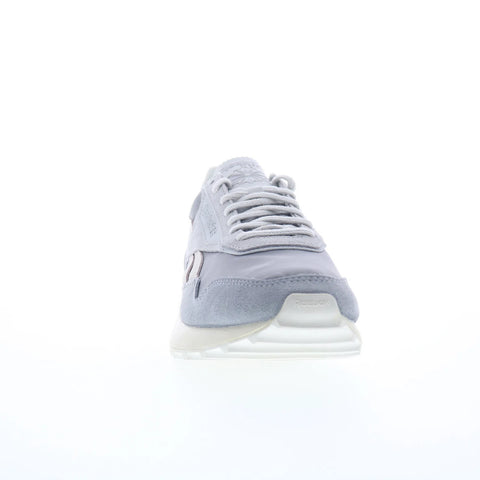Reebok Classic Leather Legacy AZ Womens Gray Canvas Lifestyle Sneakers Shoes