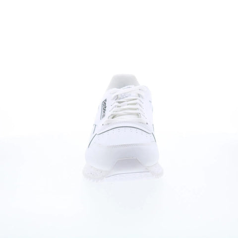 Reebok Classic Leather Ripple Mens White Leather Lifestyle Sneakers Shoes