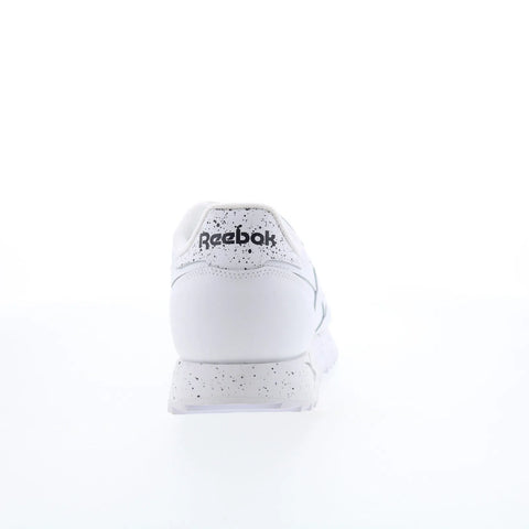 Reebok Classic Leather Ripple Mens White Leather Lifestyle Sneakers Shoes