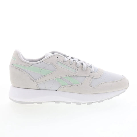 Reebok Classic Leather SP Womens Gray Suede Lace Up Lifestyle Sneakers Shoes