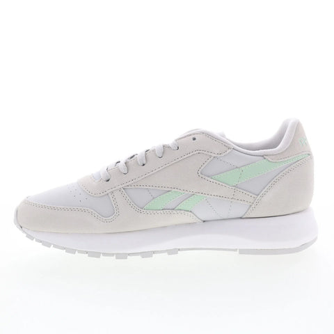 Reebok Classic Leather SP Womens Gray Suede Lace Up Lifestyle Sneakers Shoes