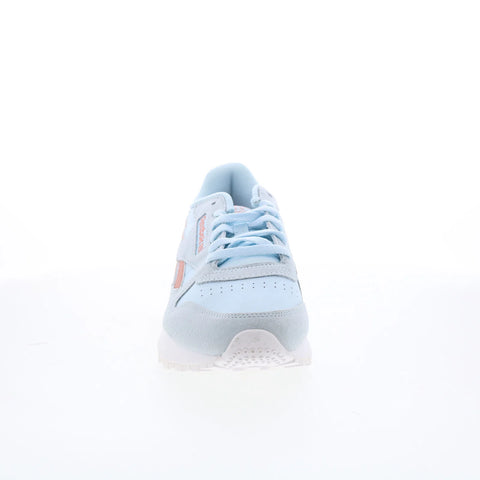 Reebok Classic Leather SP Womens Blue Leather Lifestyle Sneakers Shoes
