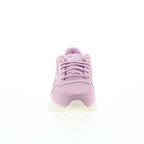 Reebok Classic Leather SP Womens Pink Leather Lifestyle Sneakers Shoes