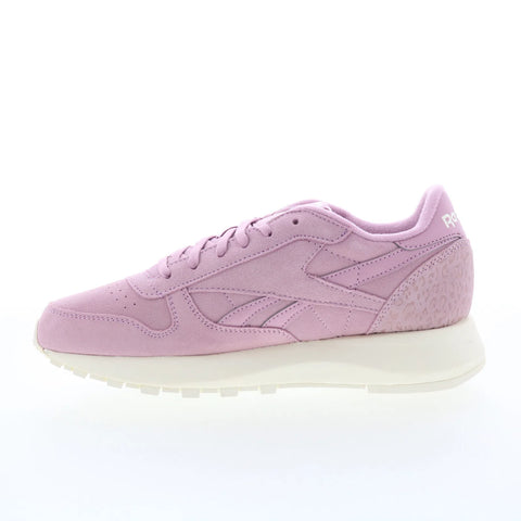 Reebok Classic Leather SP Womens Pink Leather Lifestyle Sneakers Shoes
