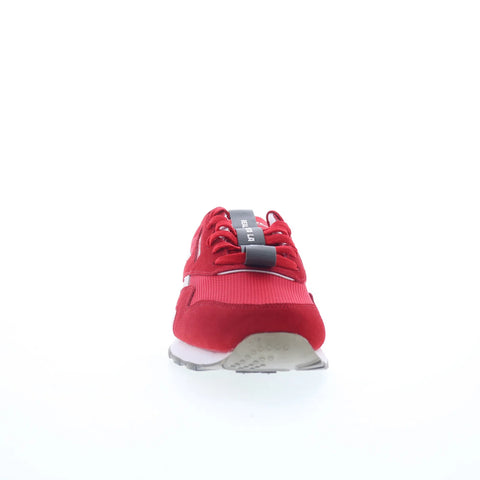 Reebok Classic Nylon Mens Red Suede Lace Up Lifestyle Sneakers Shoes
